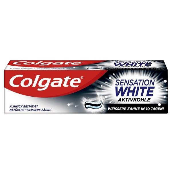 Colgate Zahnpasta Sensation White Aktivkohle, 75 ml